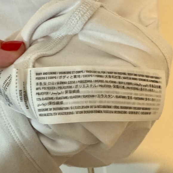 Abercrombie & Fitch |Soft A&F Collection,Double Lined White Tank Top,Size XL-EUC - Picture 4 of 5